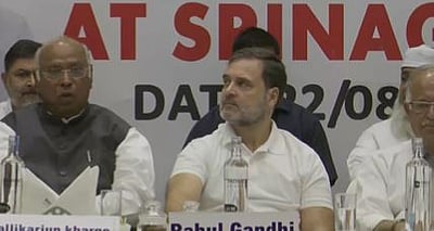 ஜம்மு-காஷ்மீரில் காங்கிரஸ் கூட்டம்: கார்கே, ராகுல் பங்கேற்பு!